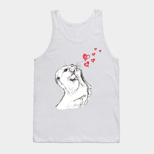 Kissing Otter Tank Top